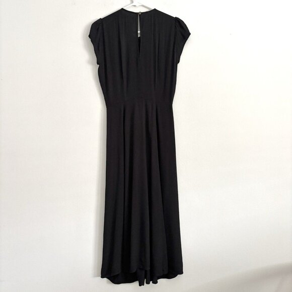Reformation Black Midi Dress - Picture 7 of 8
